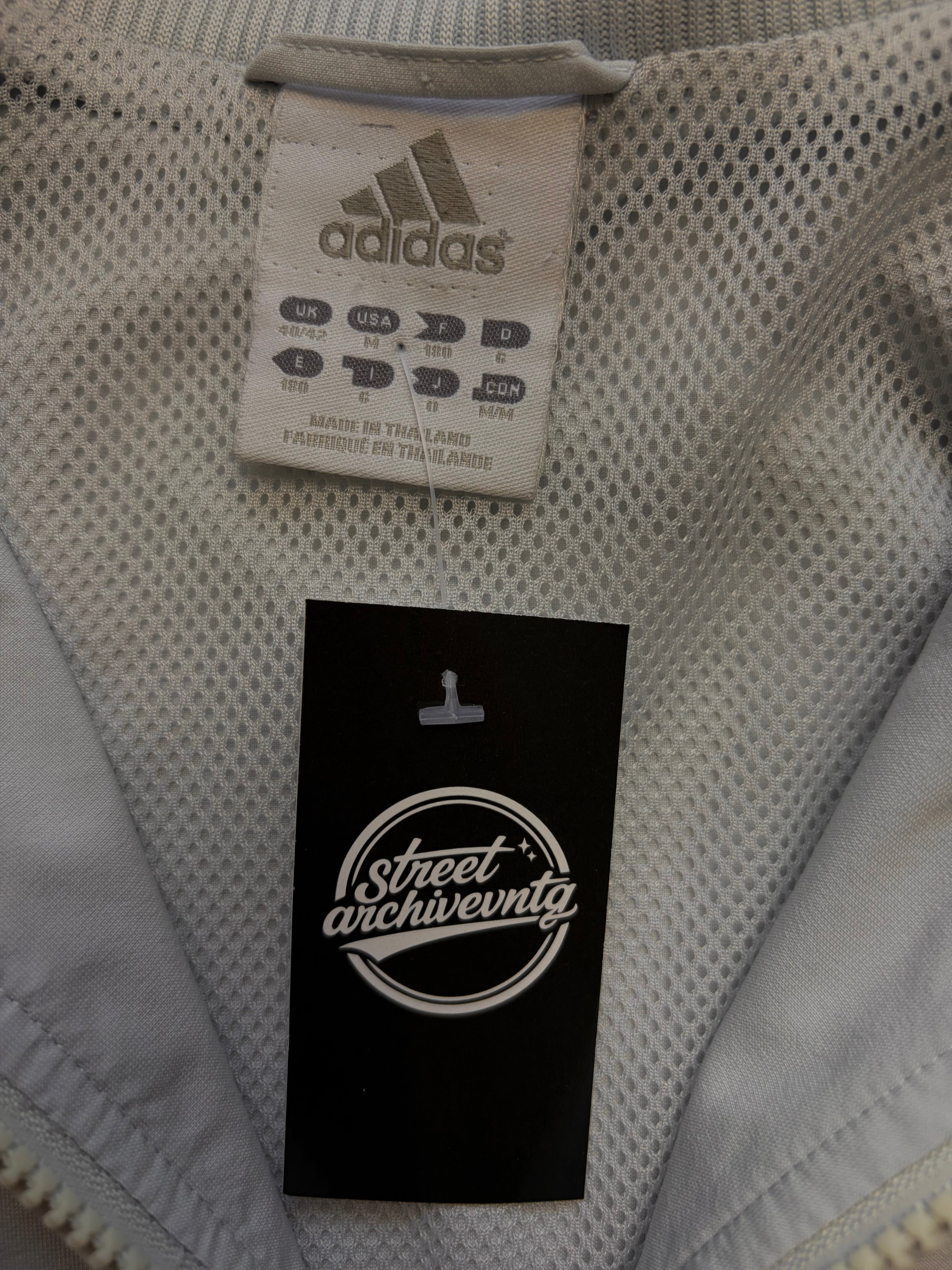 Adidas Track Jacket Vintage Beige/Red Size M
