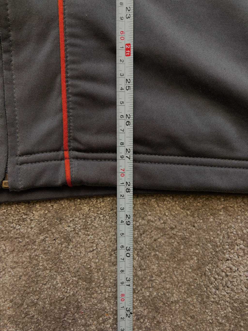 Nike Track Jacket Vintage Minimal Grey/Black Size M