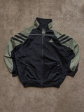 Vintage Adidas Olive Blue Track Jacket Size M
