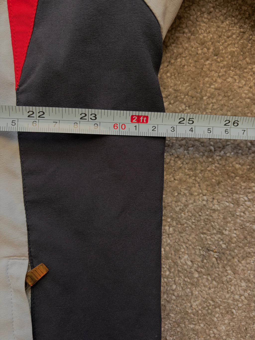 Adidas Track Jacket Vintage Beige/Red Size M