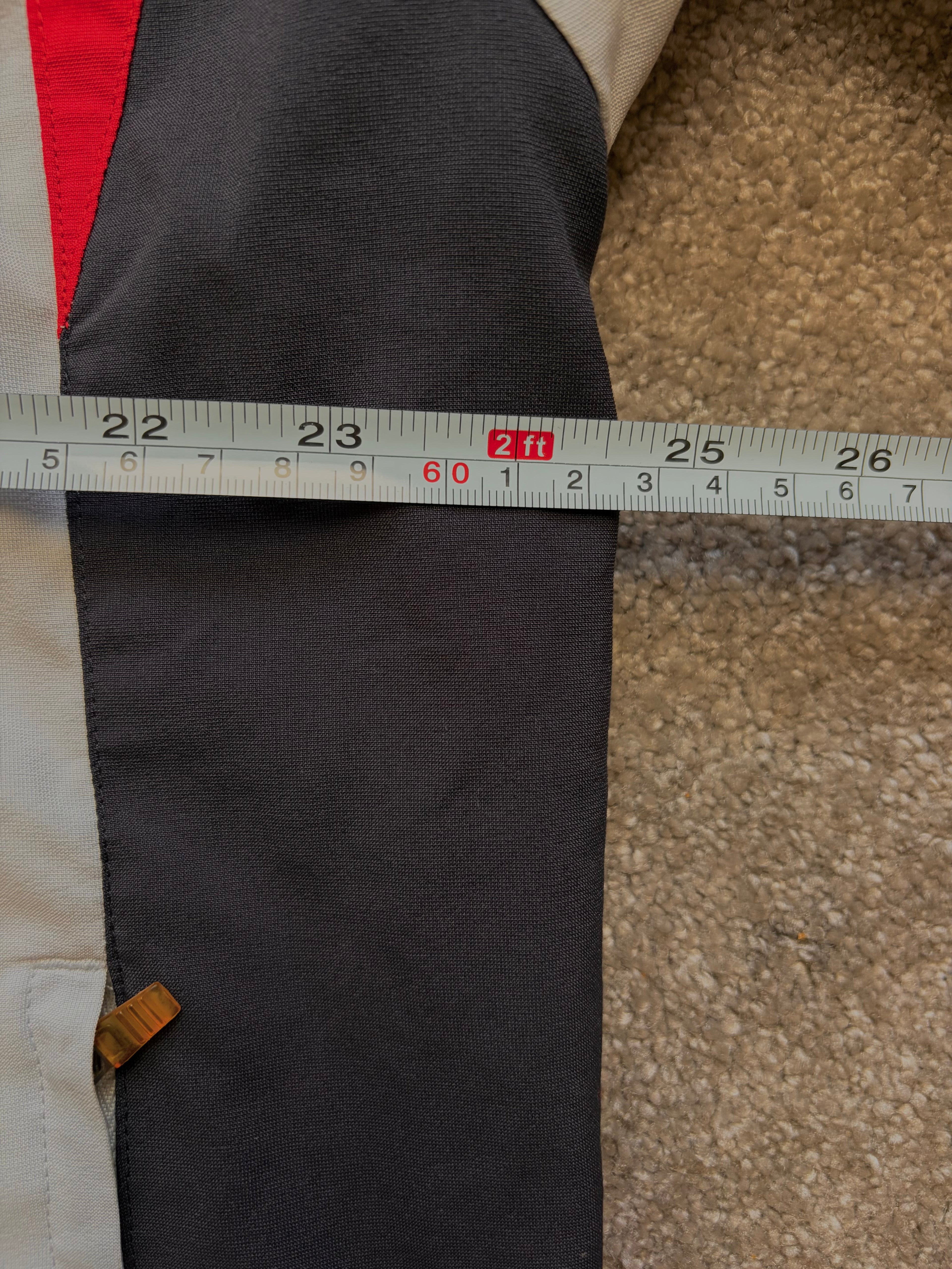 Adidas Track Jacket Vintage Beige/Red Size M