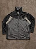 Vintage Adidas Black Grey Track Jacket Size L