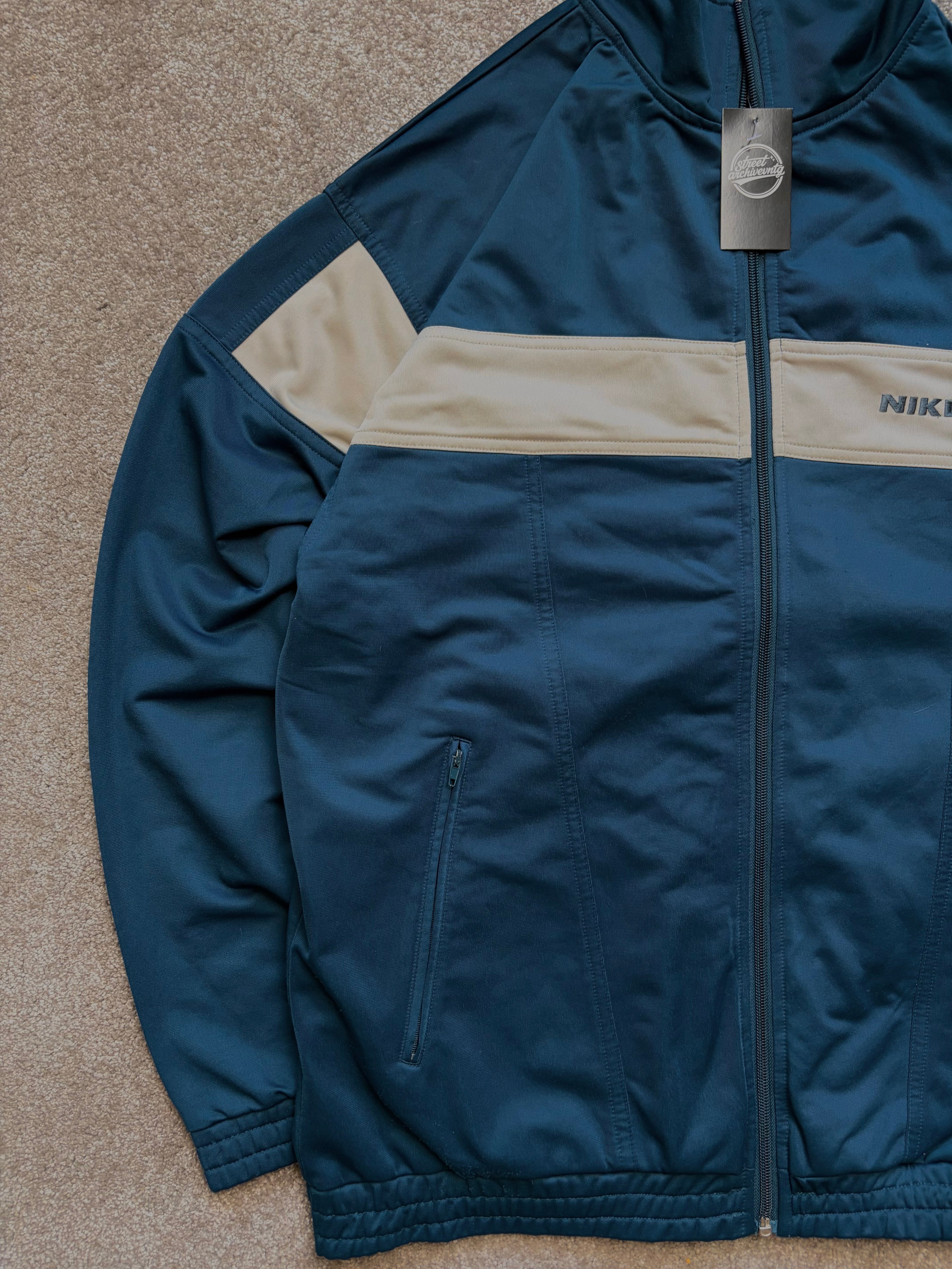 Nike Track Jacket Vintage Navy/Cream Size M