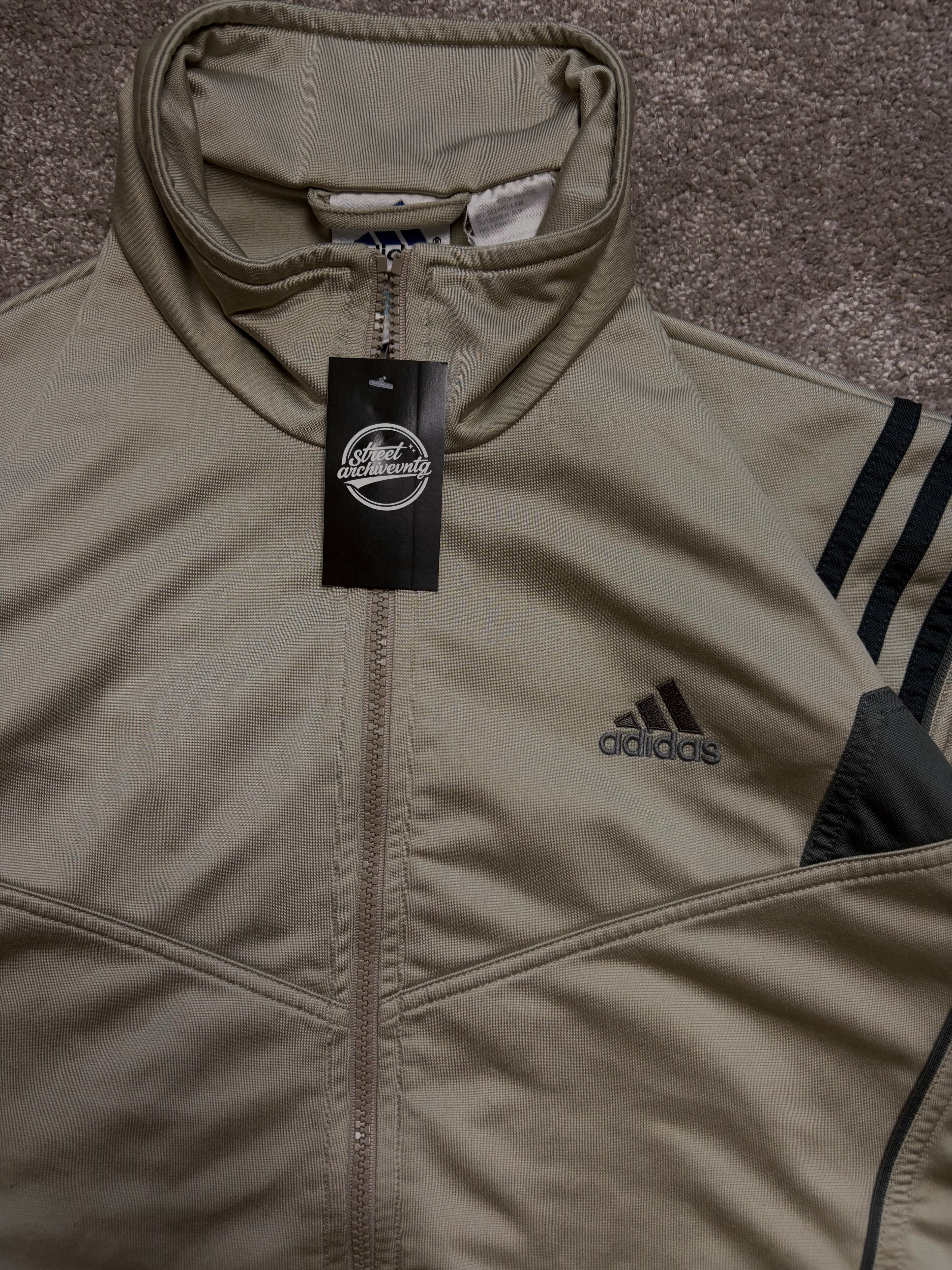 Vintage Adidas Track Jacket Green Size M