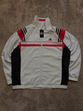 Adidas Track Jacket Vintage Beige/Red Size M