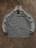 Adidas Vintage Grey-Blue Track Jacket Size L - Stratus