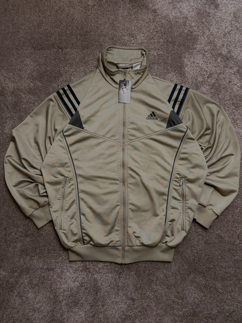 Vintage Adidas Track Jacket Green Size M