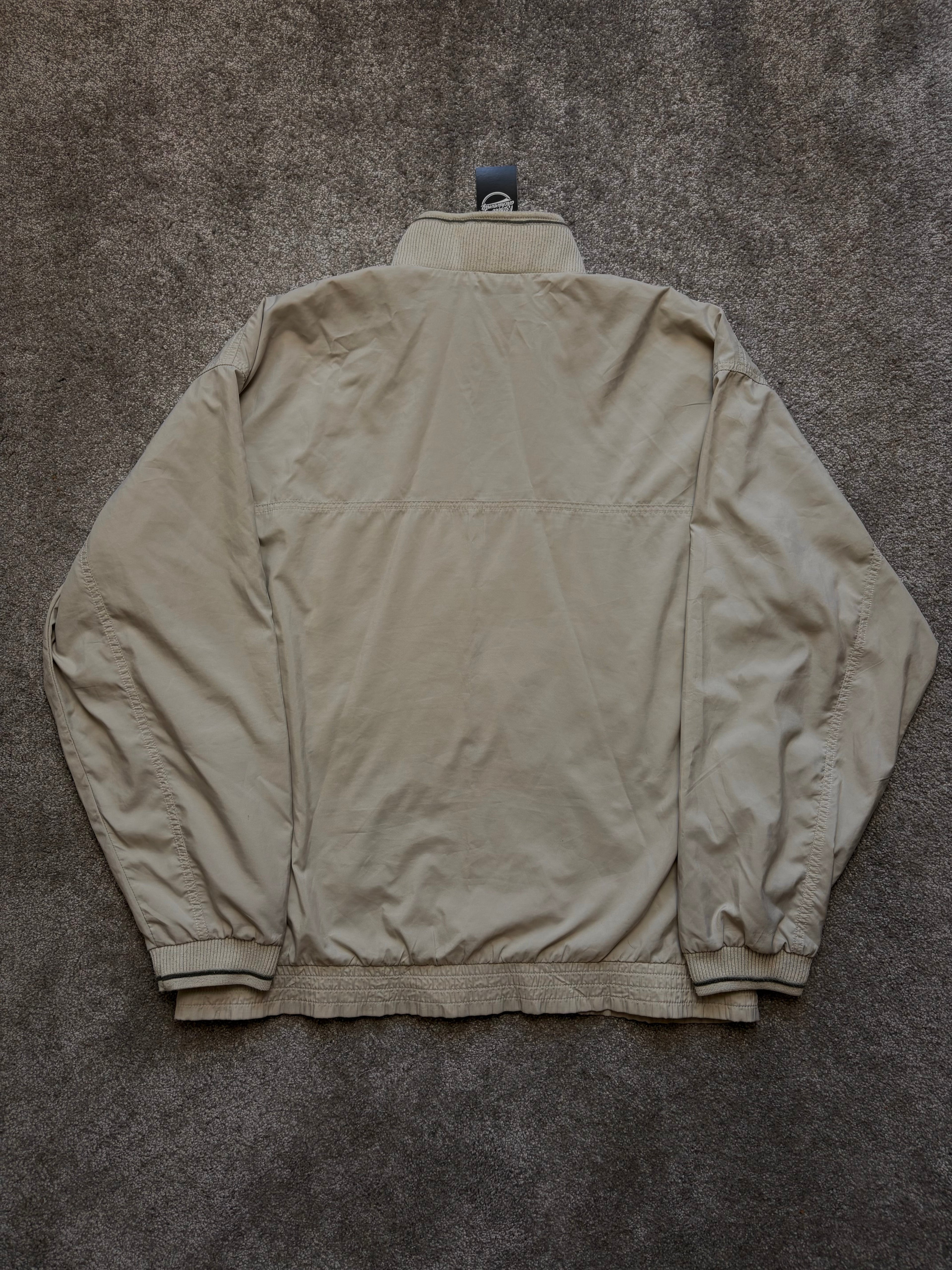 Adidas Track Jacket Vintage Beige Clean Size L