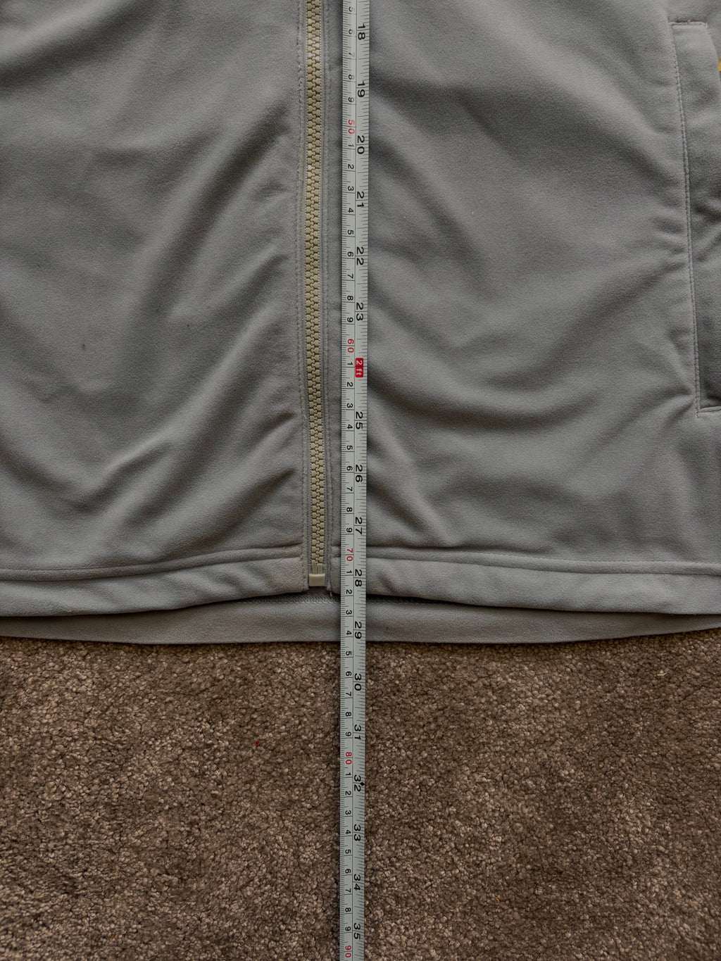 Adidas Vintage Grey-Blue Track Jacket Size L - Stratus