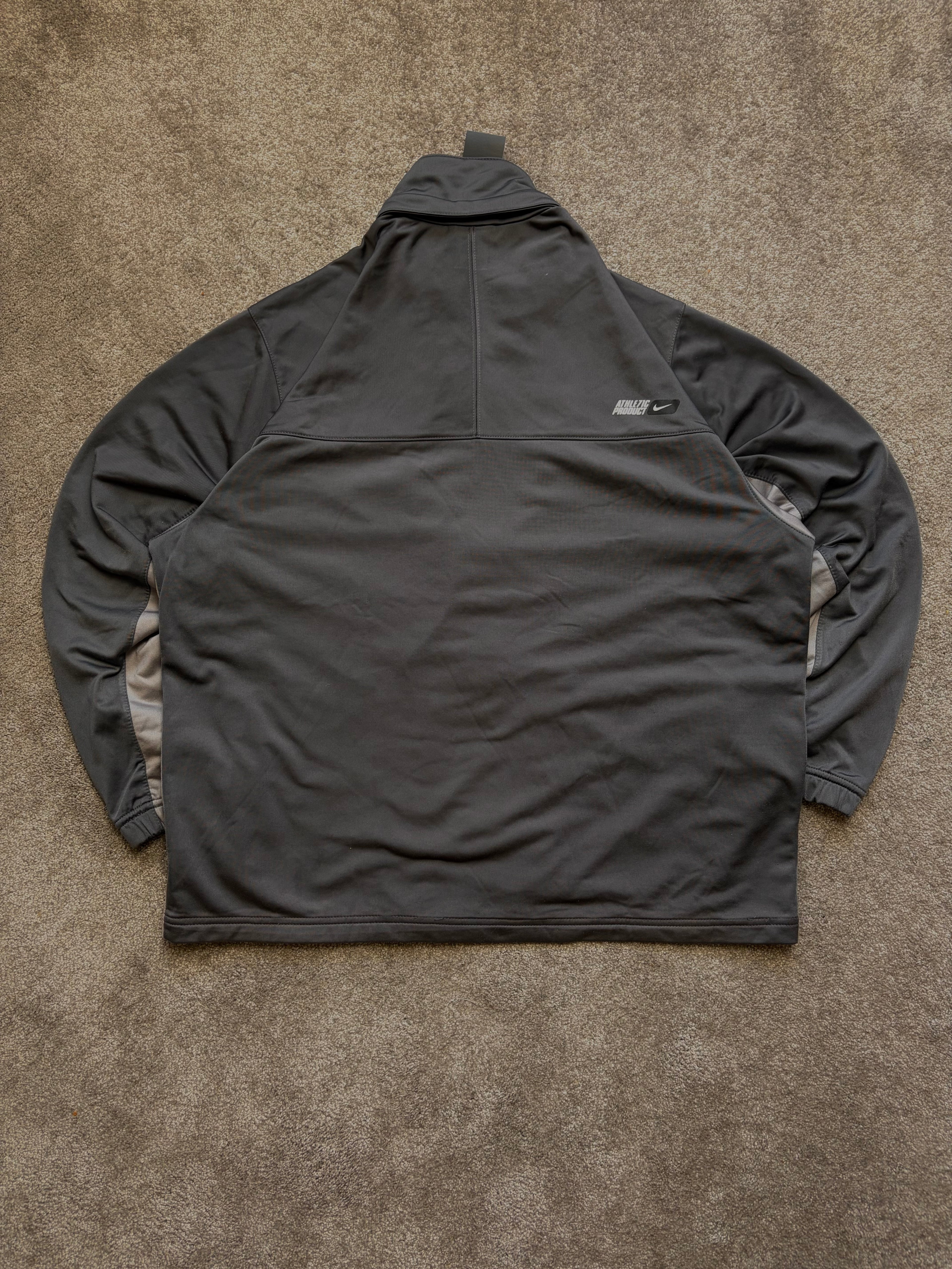 Nike Track Jacket Vintage Minimal Grey/Black Size M