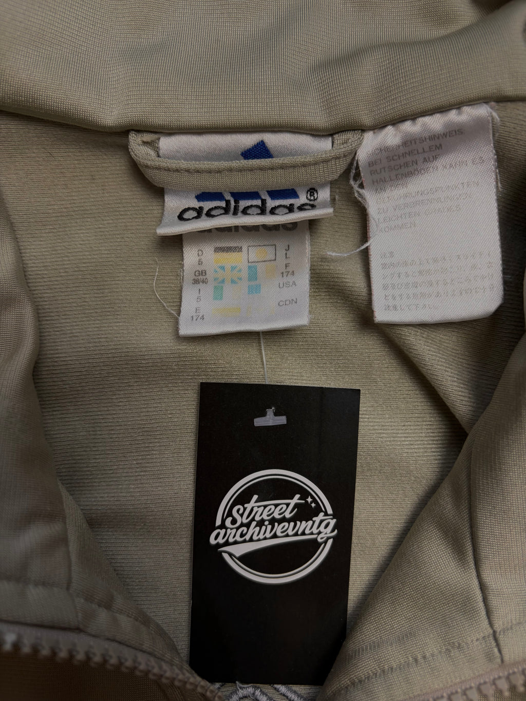 Vintage Adidas Track Jacket Green Size M