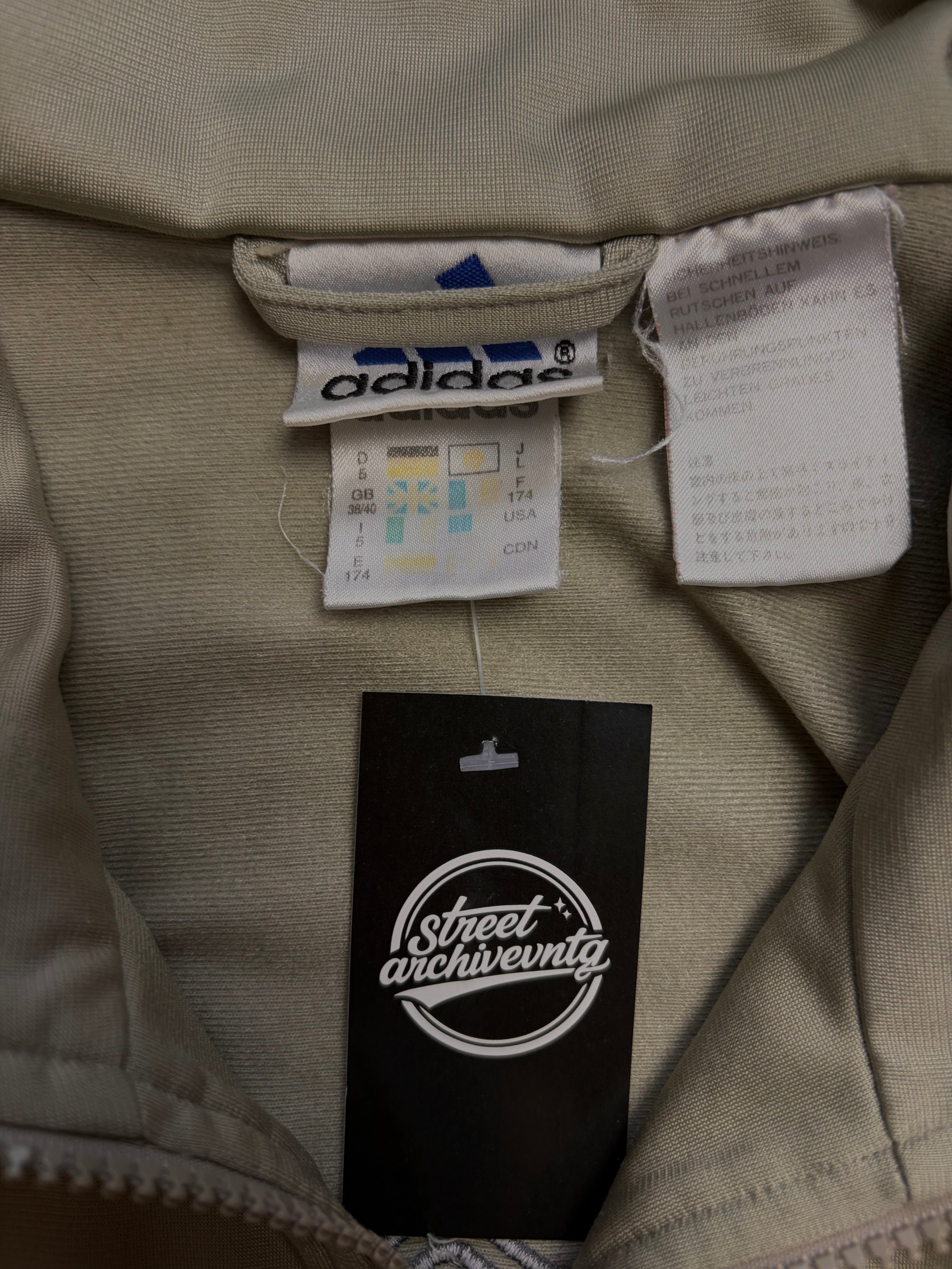 Vintage Adidas Track Jacket Green Size M