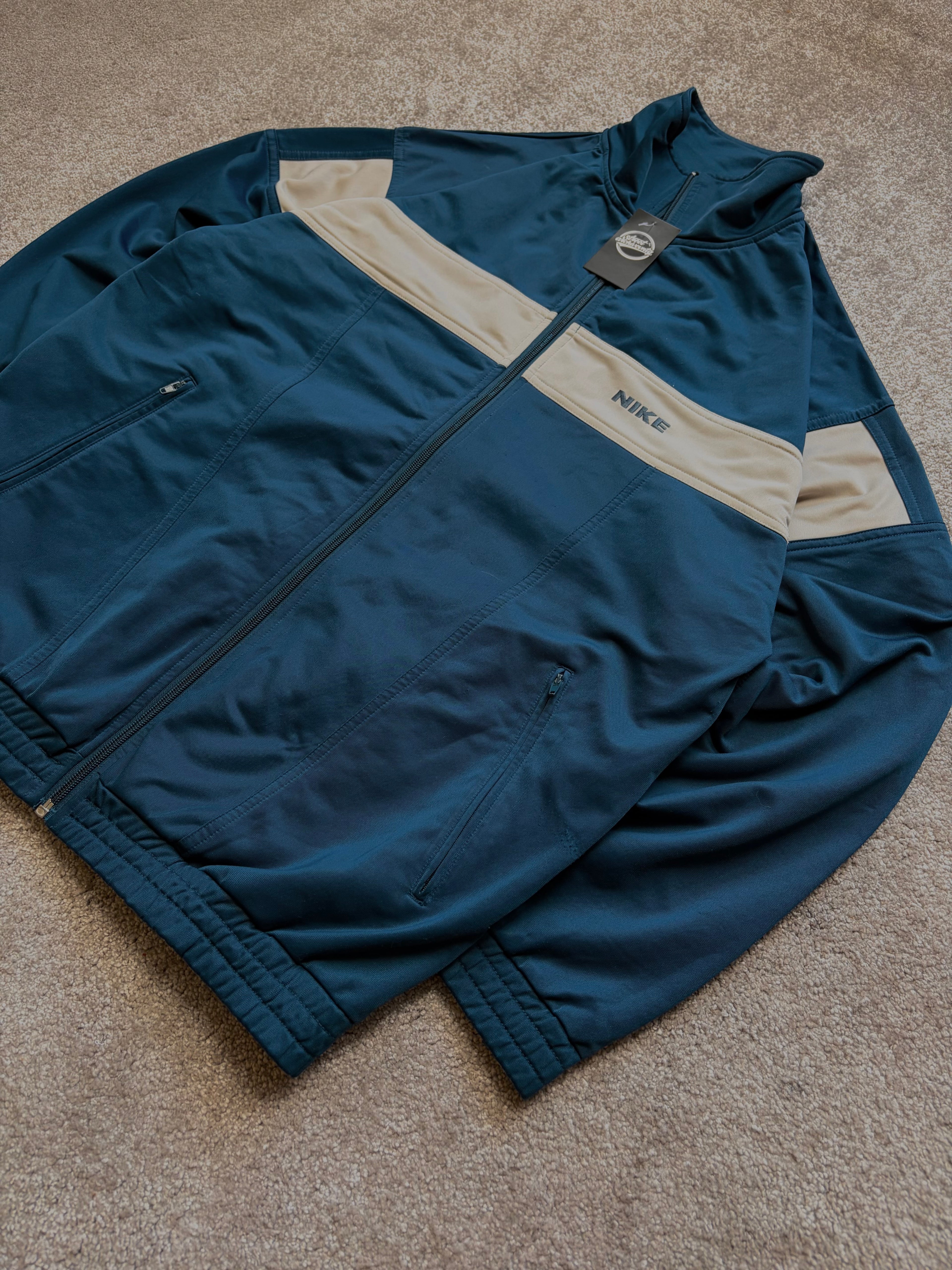 Nike Track Jacket Vintage Navy/Cream Size M