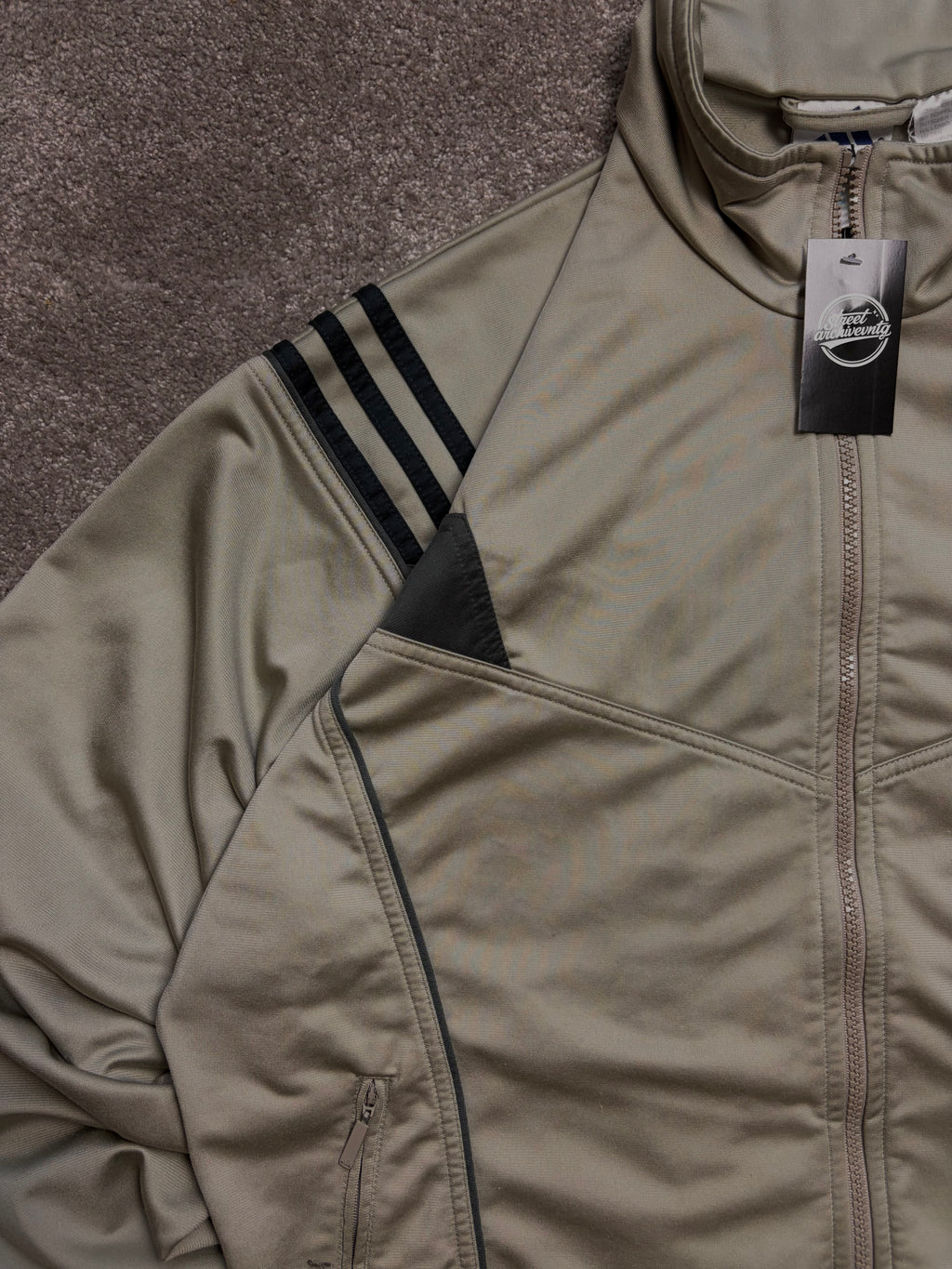 Vintage Adidas Track Jacket Green Size M