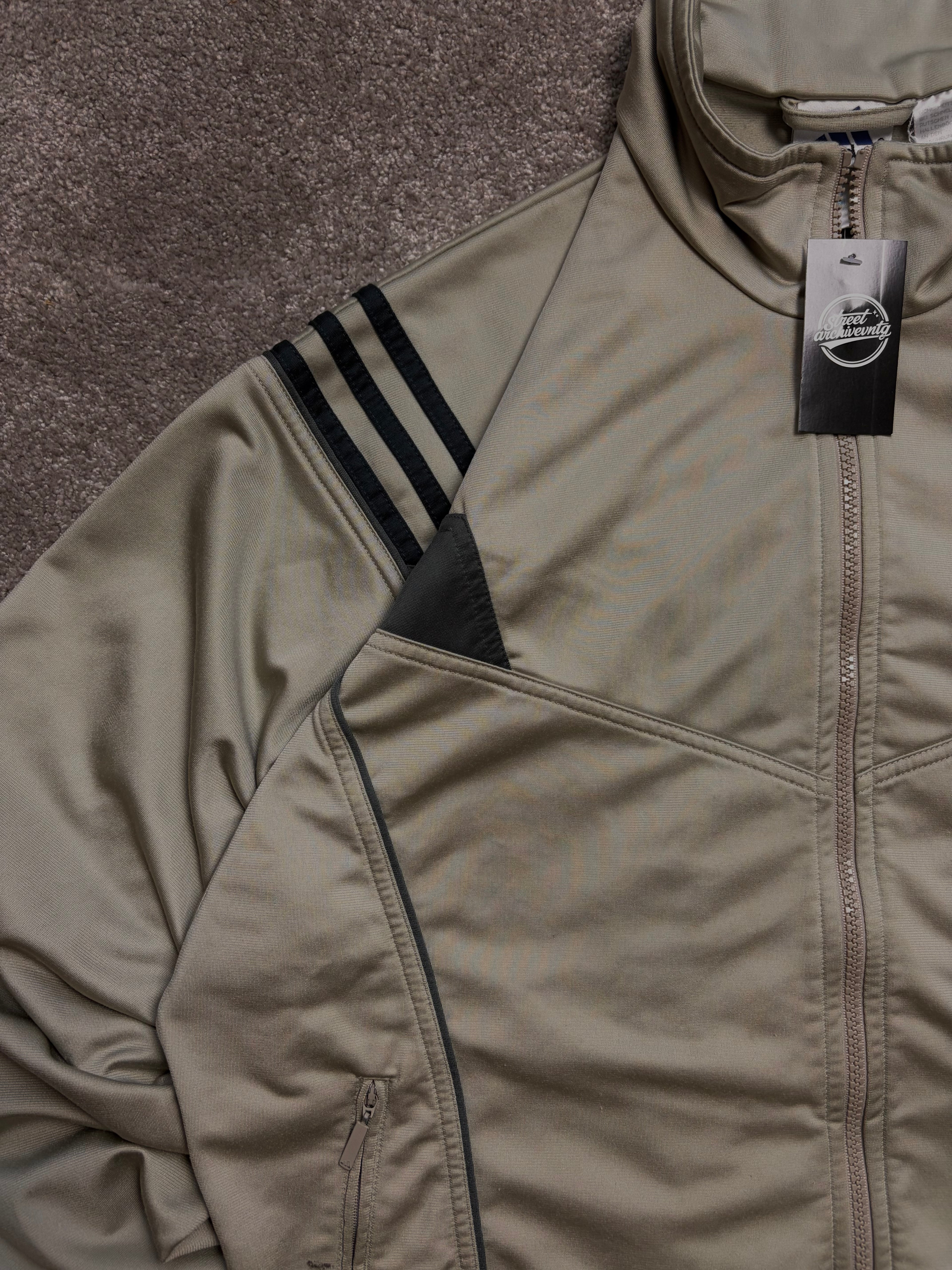 Vintage Adidas Track Jacket Green Size M