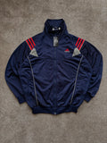 Adidas Vintage Track Jacket Navy Red Panels Size M